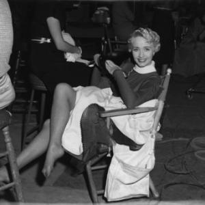 Jane Powell on the set of Three Sailors and a Girl 1953 Warner Brothers Photo by Jack Albin