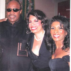 A backstage visit after the show from Stevie Wonder