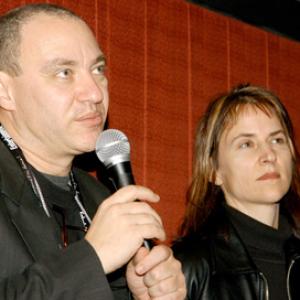 Jennifer Abbott and Mark Achbar at event of The Corporation 2003