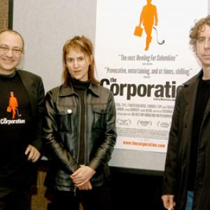 Jennifer Abbott and Mark Achbar at event of The Corporation 2003