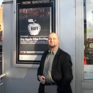 Daniel Lawrence Abrams at the Big Apple Film Festival 2011 where The Knewitall screened