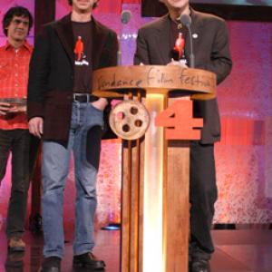 Mark Achbar and Joel Bakan winners of the World Cinema Documentry Audience Award for The Corporation