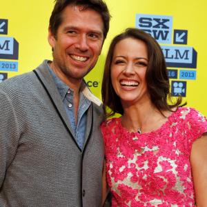 Amy Acker and Alexis Denisof at event of Much Ado About Nothing 2012