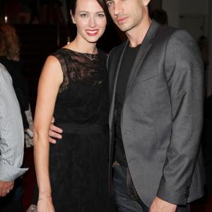Amy Acker and James Carpinello at event of Much Ado About Nothing (2012)