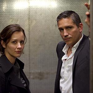 Still of Jim Caviezel and Amy Acker in Person of Interest (2011)