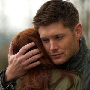 Still of Jensen Ackles and Felicia Day in Supernatural 2005