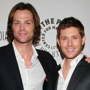 Jensen Ackles and Jared Padalecki at event of Supernatural (2005)