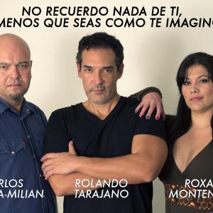 Carlos Acosta-Milian,Rolando Tarajano and Roxana Montenegro in Miami Micro Theater(2014).