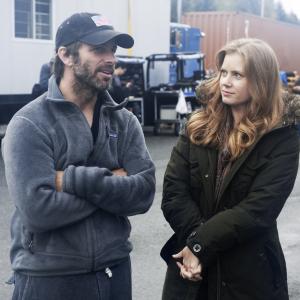 Amy Adams and Zack Snyder in Zmogus is plieno 2013