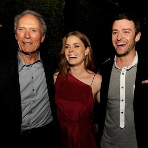 Clint Eastwood, Justin Timberlake and Amy Adams at event of Trouble with the Curve (2012)
