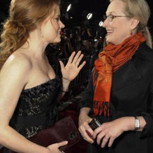 Meryl Streep and Amy Adams at event of Doubt 2008