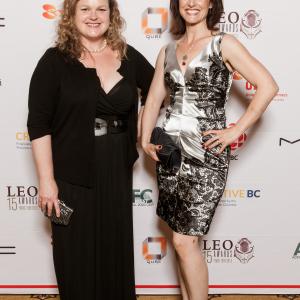 Enid-Raye Adams with Elizabeth Bowen at the 15th Annual Leo Awards Gala.