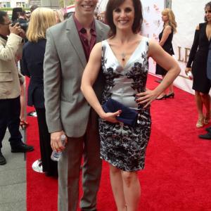 Enid-Raye Adams and husband, Bryce Norman - Red Carpet at the 15th Annual Leo Award Gala.