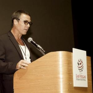 Ash Adams accepts the Jury award for his short film In Mexico. Las Vegas film festival 2012