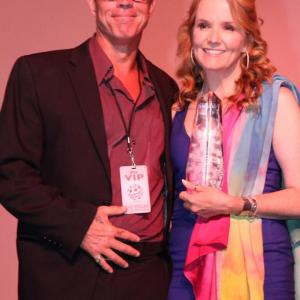 Ash Adams and Lea Thompson Las Vegas film festival 2012 Indie Icon award