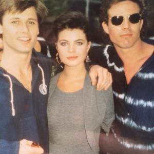 Grant Show Yasmine Bleeth and Ash Adams Ryans hope circa 1987
