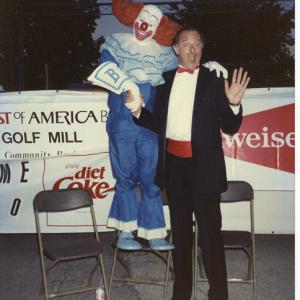Chicago's Bozo (Joey D'Auria) and Stan Adams Clowning around.