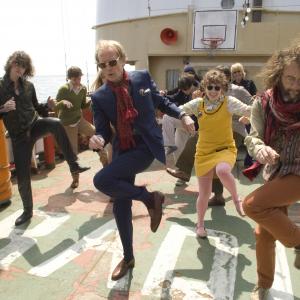 Still of Will Adamsdale and Bill Nighy in The Boat That Rocked (2009)