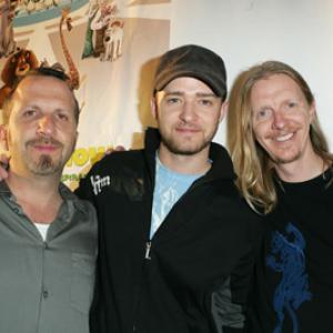 Justin Timberlake Andrew Adamson and Aron Warner