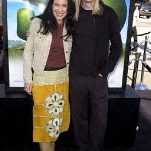 Andrew Adamson and Vicky Jenson at event of Srekas (2001)