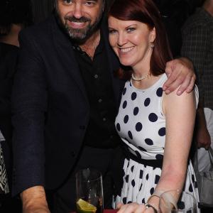 Scott Adsit and Kate Flannery at event of I Roma su meile (2012)