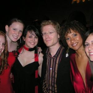 Red Party2005Kimberly Agn Gretchen Mathers Emalee Burditt Anthony Rapp Tracie Thoms and Katie Burditt