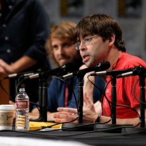Alexandre Aja and Joe Hill at event of Horns 2013