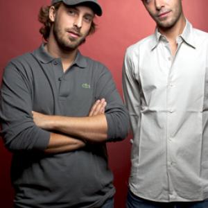 Alexandre Aja and Grgory Levasseur at event of Haute tension 2003