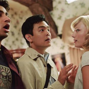 Still of Malin Akerman John Cho and Kal Penn in Harold amp Kumar Go to White Castle 2004