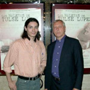 with Peter Greenaway at Tulse Lupers promo