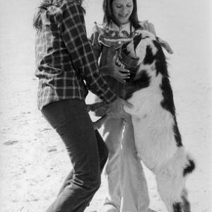 Lee Meriwether with herdaughter Kyle c 1975