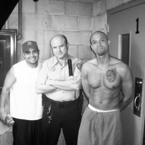 On the set of Fighter and the Clown 2010