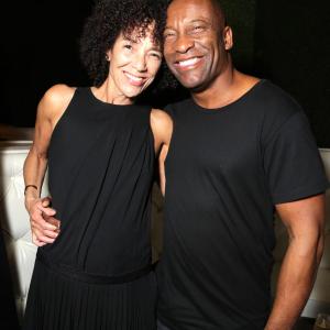 John Singleton and Stephanie Allain at event of Beyond the Lights 2014