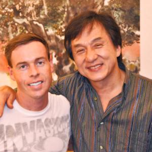 Brad Allan with Mentor and Master: Jackie Chan