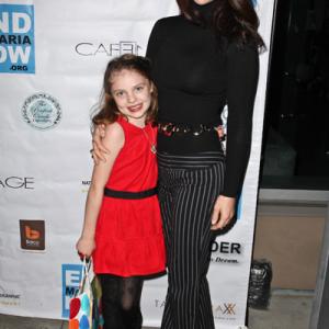 Actresses Hope Allen and Madison Moellers at the 2011 End Malaria Now Benefit in Hollywood