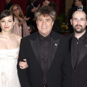 Pedro Almodóvar, Javier Cámara and Leonor Watling