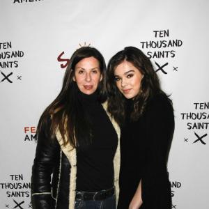 Mary and star Hailee Steinfeld at TEN THOUSAND SAINTS Premiere at the Sundance Film Festival 2015