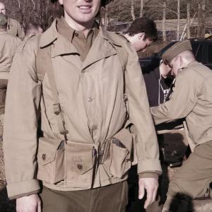 Actor Johnny Alonso as Italian solider Corporal Fiato the WWII Docu-Drama 