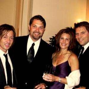 Johnny Alonso with the real NASA 360 At The Emmys Actorhost Johnny Alonso Senior Producerwriter Kevin Krigsvold ActressHost Jennifer Pulley 1st team camerawriter and chief editor Michael Bibbo
