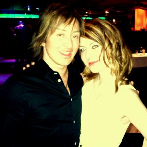 Actor Johnny Alonso w girlfriend Emily Murphy at the WIMFF in Washington D.C. 2013