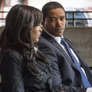 Still of Laz Alonso and Meagan Good in Deception 2013