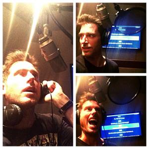 Ryan Alosio recording for new Gears of War video game.