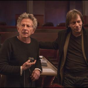 Roman Polanski and Mathieu Amalric in Venera kailiuose (2013)