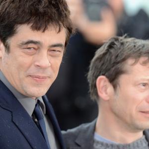 Benicio Del Toro and Mathieu Amalric at event of Jimmy P 2013