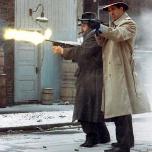 John RhysDavies and Tom Amandes in The Untouchables