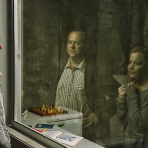 Still of Lauren Ambrose and David Costabile in Dig 2015