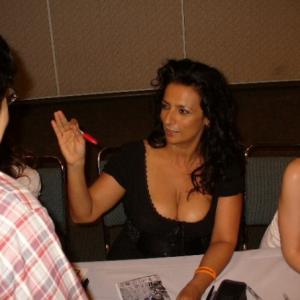 Alice Amter at autograph signing, Fangoria Convention 2009.