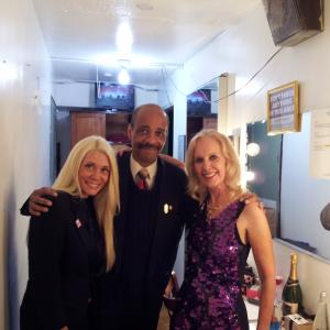 backstage Pellar Theatre dressing room at magic Castle with Kimberly Bornstein and Jack Goldfinger