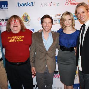 Matthew Ludwinski, Bruce Vilanch, Mark Cirillo, Allison Lane and Casper Andreas at the Los Angeles opening of GOING DOWN IN LA-LA LAND, May 2012.