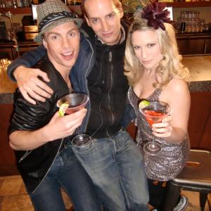 Matthew Ludwinski Adam director Casper Andreas and Allison Lane Candy on the set of Going Down in LALA Land 2011